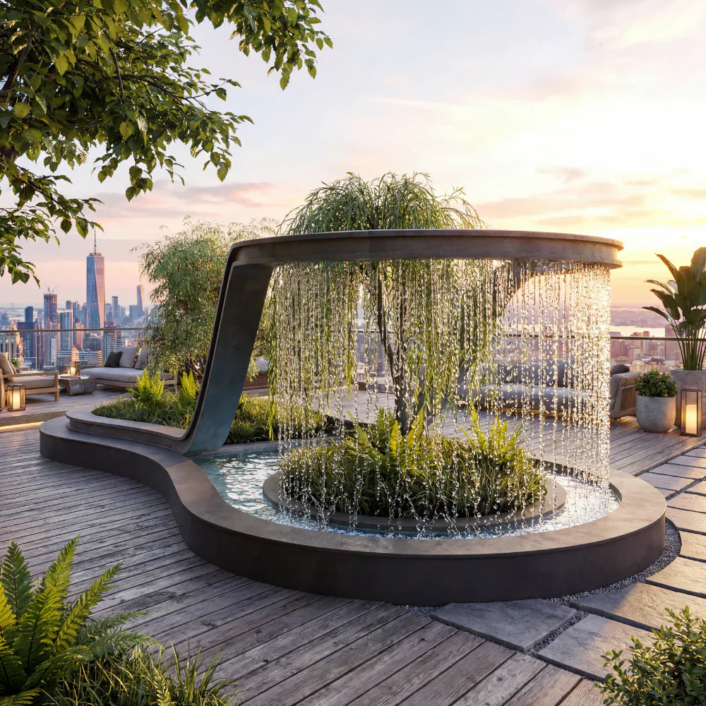 Custom Water Features – Damla Waterfall Designs - US