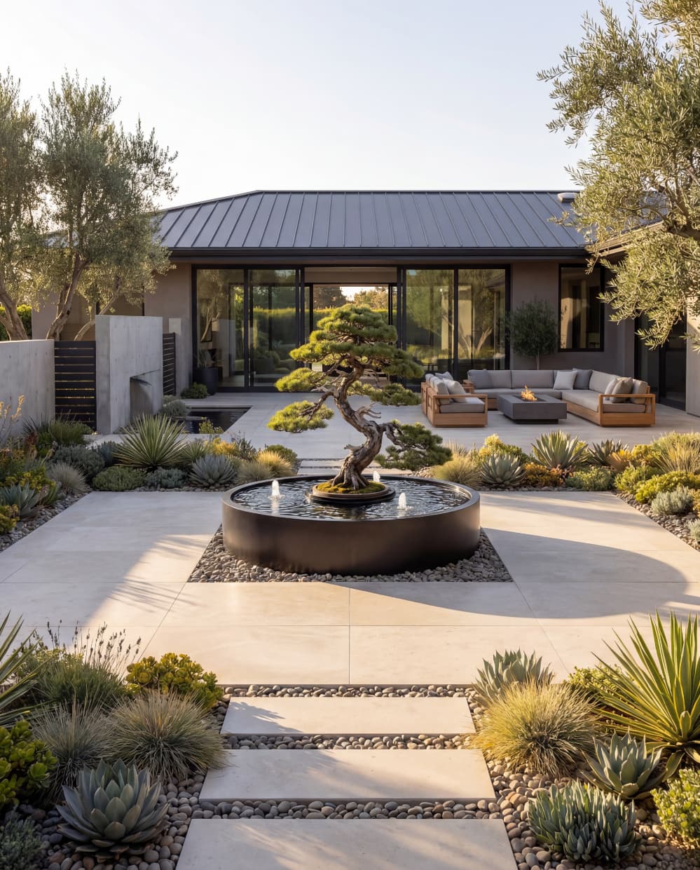 ENS Architectural Bonsai & Water Sanctuary The Masterpiece of Biophilic Luxury and Fluid Design