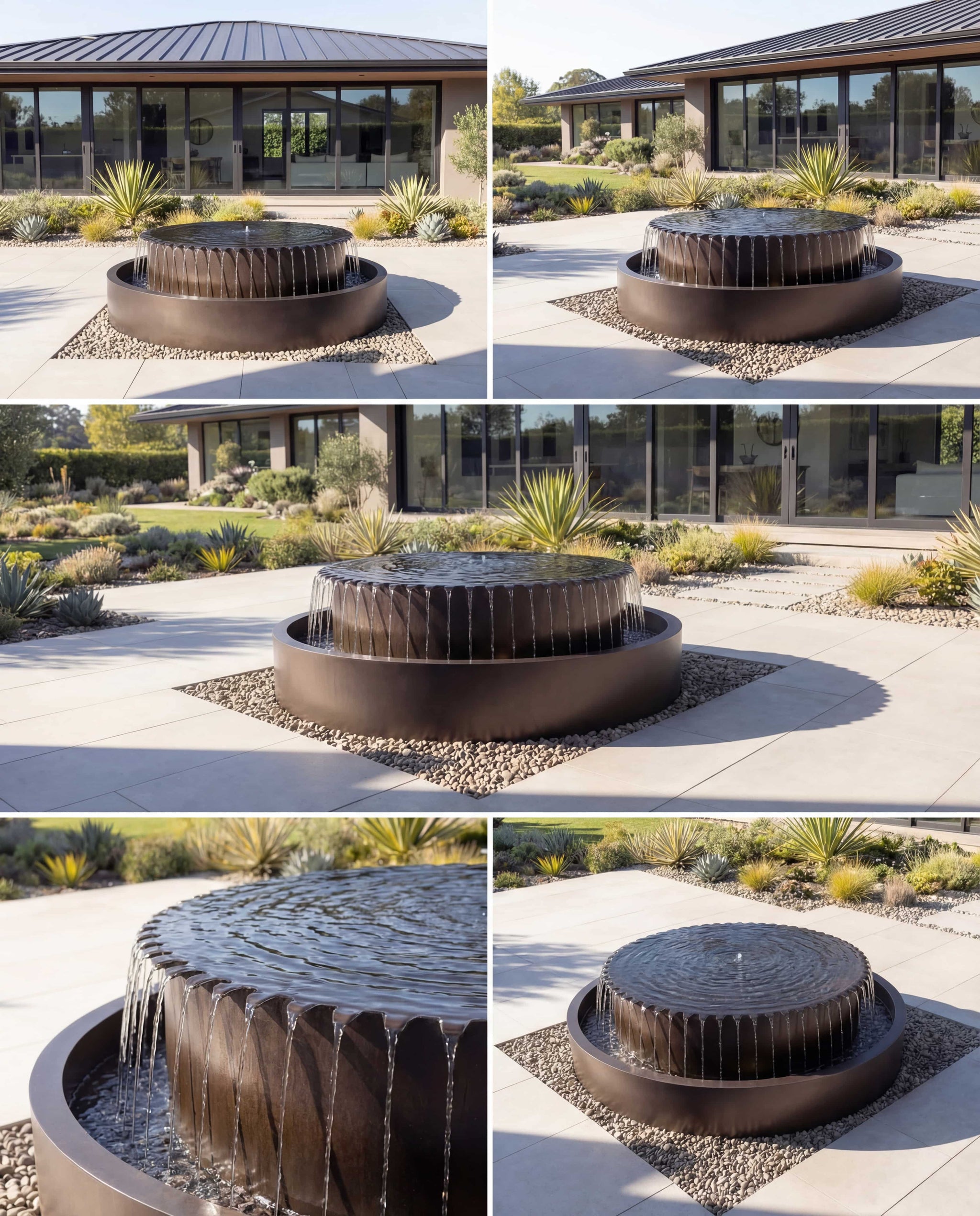 TOS Architectural Infinite Sphere Waterfall